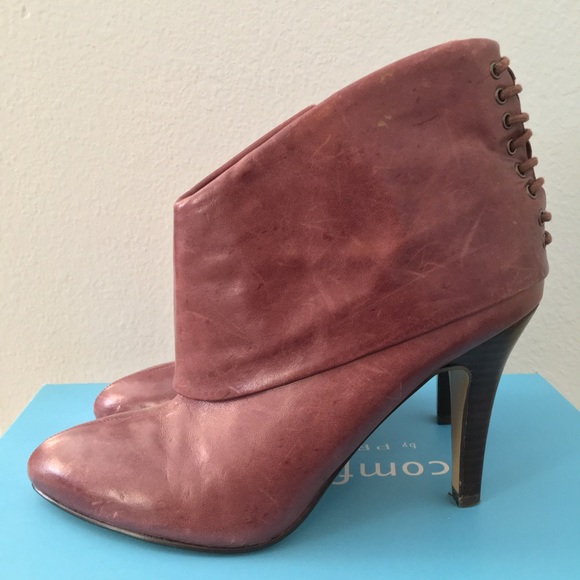 Nine West purple ankle boots. Size 4.5 - Picture 4 of 9